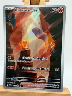 Pokemon TCG - S&V 151 - 168/165 Charmander - Illustration Rare - NM/M - Image 1