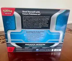 Pokemon TCG Paradox Wisdom Premium Collection Box Sealed 7 Packs – Corner Scuffs - Image 2