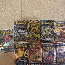 17x Pokemon Booster LOT - Silver Tempest, S&V,Stellar Crown + More! SEALED - Image 2