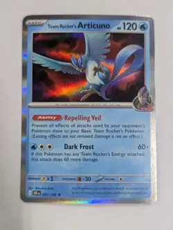 Team Rocket's Articuno 051/182 Sv10: Destined Rivals Holo Pokemon TCG NM - Image 1