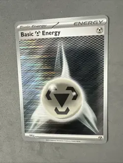 Pokemon TCG * SV Black Bolt * BASIC ENERGY HOLO SVE 024 Metal * FRESH PK - Image 5