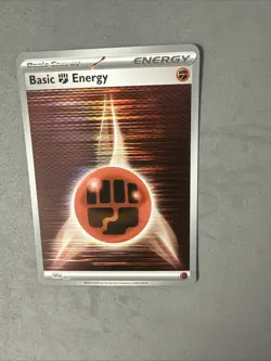 Pokemon TCG * SV Black Bolt *BASIC ENERGY HOLO SVE 022 Fighting * FRESH PK - Image 5