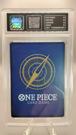 2023 ONE PIECE - PARAMOUNT WAR SAKAZUKI OP02-099 (SR) - Graded 10 GEM/MT - Image 2