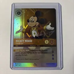 Disney Lorcana 100 Mickey Mouse Friendly Face Alternate Art Promo 18/P1 - Image 1