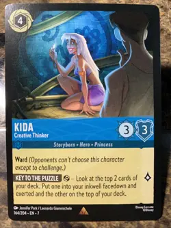 Disney Lorcana Archazia's Island Kida - Creative Thinker 164/204 Regular Rare - Image 1