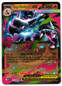 Mega Charizard X ex 013/094 - Phantasmal Flames Pokemon TCG - NM Card - Image 1