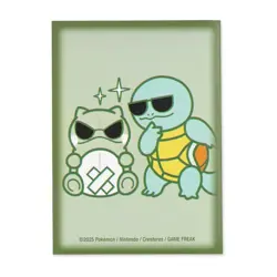 Pokemon Center Card Game Sleeves x2 Substitute & Squirtle 2025 NEW (lot of 2) - Image 1