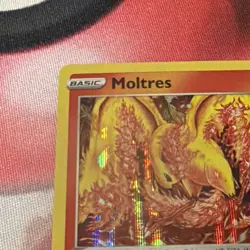 Moltres SWSH185 Stamped Brilliant Stars Pokemon Card TCG NM Black Star Promo - Image 2