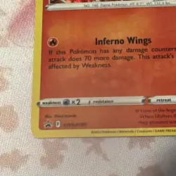 Moltres SWSH185 Stamped Brilliant Stars Pokemon Card TCG NM Black Star Promo - Image 5