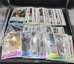 Big One Piece TCG Mixed Pirate Foil Lot Of 96 Cards Near Mint - Image 1