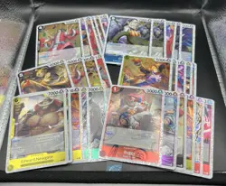 Big One Piece TCG Mixed Pirate Foil Lot Of 96 Cards Near Mint - Image 2