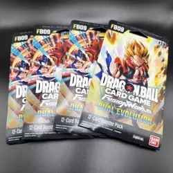 Dragon Ball Super Card Game Fusion World FB09 Dual Evolution Booster Packs x4 - Image 1