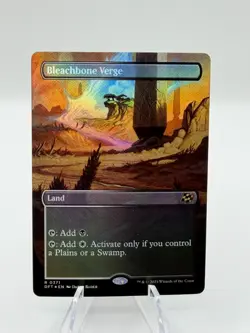 Bleachbone Verge (Borderless) FOIL - Aetherdrift (DFT) NM MTG - Image 1