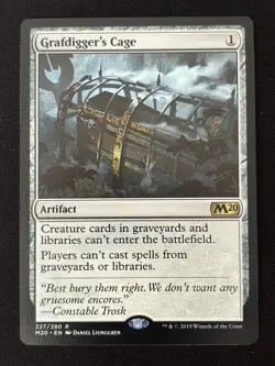 1x MTG Grafdigger's Cage - Core Set 2020 (M20) #227 - Magic the Gathering - Image 1