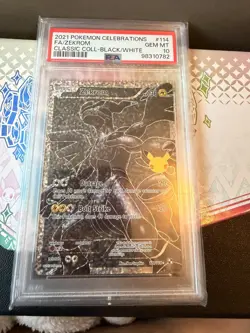 Pokemon Zekrom 2021 Celebrations Classic Collection 114/114 PSA 10 - Image 1