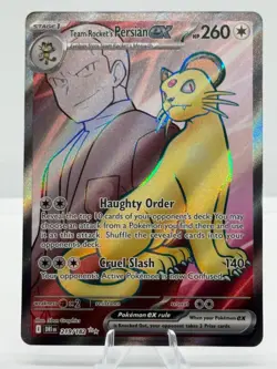 Pokemon TCG - Team Rocket's Persian Ex - Destined Rivals - 219/182 - Ultra Rare - Image 1