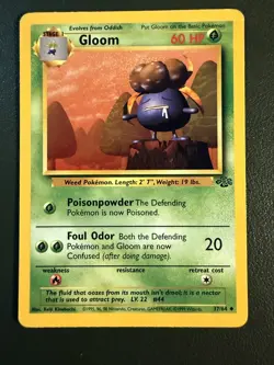Pokemon TCG Gloom 37/64 Jungle WOTC MP - Image 1