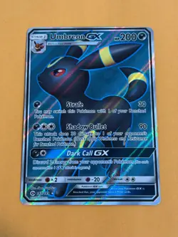 2017 Pokemon Sun Moon Umbreon GX Full Art #142/149 NM - Image 1