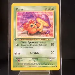 Pokemon TCG Paras 1st Edition 47/64 Neo Revelation NM - Image 1