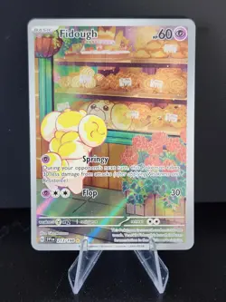 Pokemon TCG Fidough Scarlet & Violet Illustration Rare 213/198 NM - Image 1