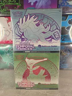Pokemon Center Temporal Forces ETB Set Waking Wake & Iron Leaves Sealed - Image 1