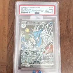 Pokemon TCG Kingdra ex Promo Holo SVP: Scarlet & Violet 131 English PSA 9 - Image 1
