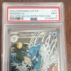 Pokemon TCG Kingdra ex Promo Holo SVP: Scarlet & Violet 131 English PSA 9 - Image 4