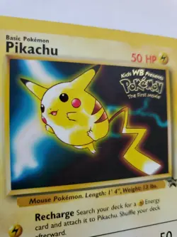 Pikachu Promo Pokemon Base Jungle Fossil WOTC - Image 2