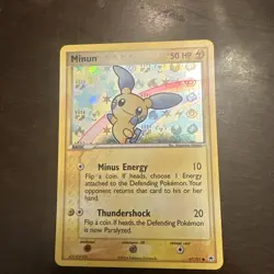 Pokemon TCG Minun Reverse Holo 67/101 Pokemon Hidden Legends NM - LP+ CLEAN - Image 1