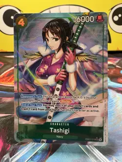 One Piece - Tashigi EB03-018 (SR) Alt Art Heroines Edition English NM/M - Image 1
