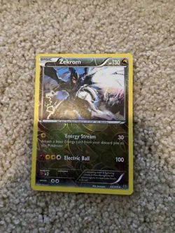 Zekrom 64/108 Reverse Holo Rare XY Roaring Skies Pokemon Card Mint - Image 1