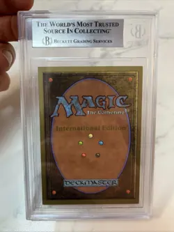 MTG Lord Of The Pit Collector’s Edition International Graded Beckett 8 Magic - Image 3