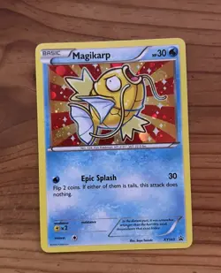 Pokemon TCG Shiny Magikarp Black Star Holo Promo Card XY143 - Image 1