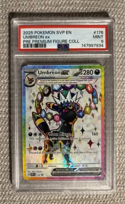 Umbreon ex SVP176 Sv: Scarlet & Violet Promo Cards Holo PSA 9 - Image 1