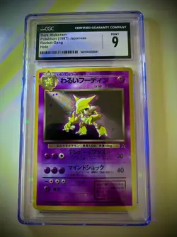 🟣Pokemon Card - Dark Alakazam Japanese Holo - No. 065 - CGC 9 GRADE MINT 🟣 - Image 1