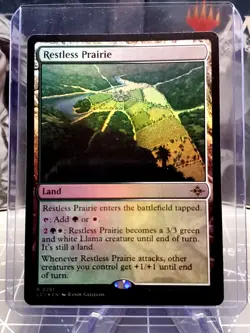 FOIL MTG Restless Prairie The Lost Caverns of Ixalan - LP - Image 1