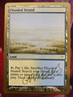 MTG 1x Flooded Strand - World Championship Decks WCD 2004 [Vintage] [Excellent] - Image 1