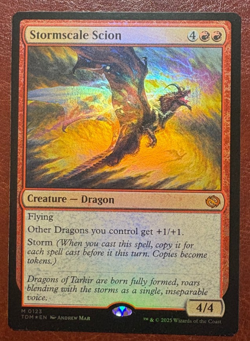 1x NM FOIL Stormscale Scion - 0123 M TDM - MTG Magic Never Played x1 - Image 1