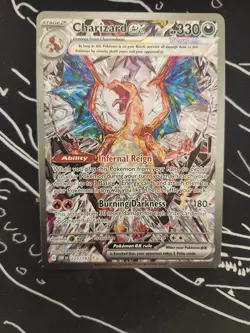 Pokemon TCG Charizard EX Holo Obsidian Flames Sir 223/197 Near Mint Condition - Image 2
