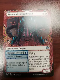 Runescale Stormbrood (Showcase) Tarkir: Dragonstorm Regular - Image 1