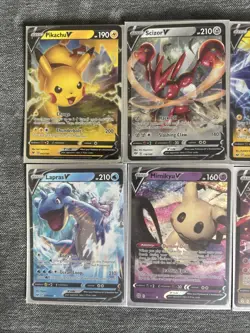 Pokemon V Star Rare Lot Of 10 Full Art Holo Rates Sword And Shield Pikachu V - Image 2