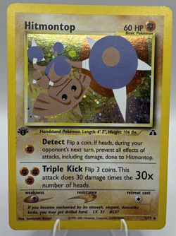 Pokemon TCG – Hitmontop 3/75 – Neo Discovery – 1st Edition – Holo Rare – Vintage - Image 1