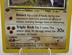 Pokemon TCG – Hitmontop 3/75 – Neo Discovery – 1st Edition – Holo Rare – Vintage - Image 4
