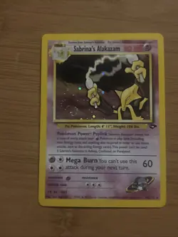 Sabrina's Alakazam 16/132 Gym Challenge Holo Pokemon Card LP Great Swirl🍭🔥 - Image 1