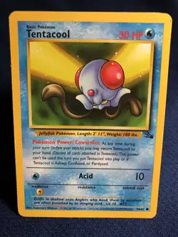 Pokemon TCG Tentacool Fossil 56 Regular Common - Image 1