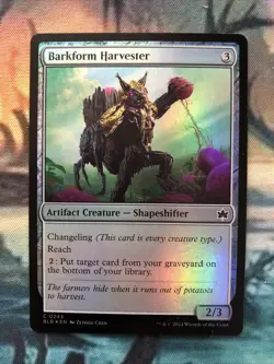 Barkform Harvester Foil - Bloomburrow - Magic the Gathering MTG - Image 1