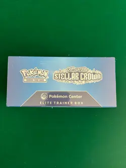Pokemon TCG: Stellar Crown Pokemon Center Elite Trainer Box SEE DESC small tear - Image 4