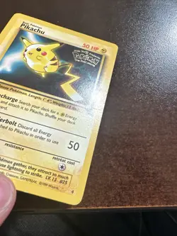Pikachu 4 Pokemon TCG WOTC Movie Promo DMG - Image 3