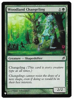 MTG Woodland Changeling The List Mystery Booster 2 (MB2) Common #242 Unplayed - Image 1