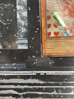 YuGiOh Injection Fairy Lily 1st Edition LOD-100 Secret Rare Legacy of Darkness - Image 5